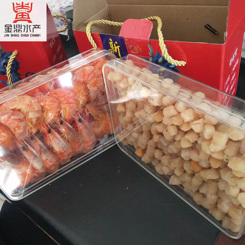 罐裝瑤柱干貝大蝦干海鮮 盒裝手扒蝦罐裝海米特產(chǎn)干貨(圖2)